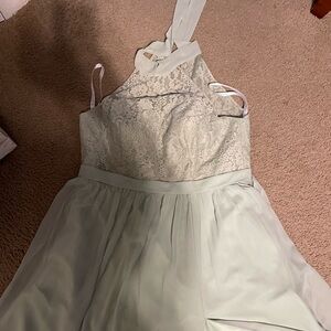 Beautiful sage green bridesmaid dress. Wore once